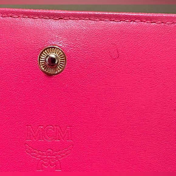 MCM Multicolor Visetos Coated Canvas & Leather Short Wallet w/box/dustbag/card - Picture 13 of 15